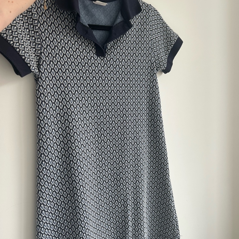 Zara Kids Navy and White Mini Dress